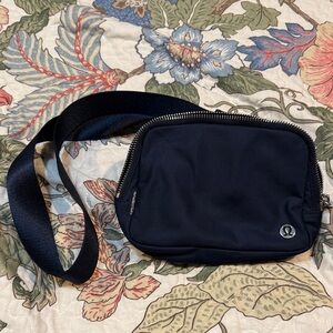 lululemon Navy Belt Bag